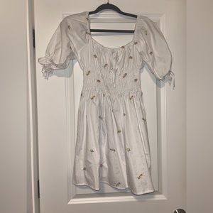White Charlie Holiday Sundress - new with tags!